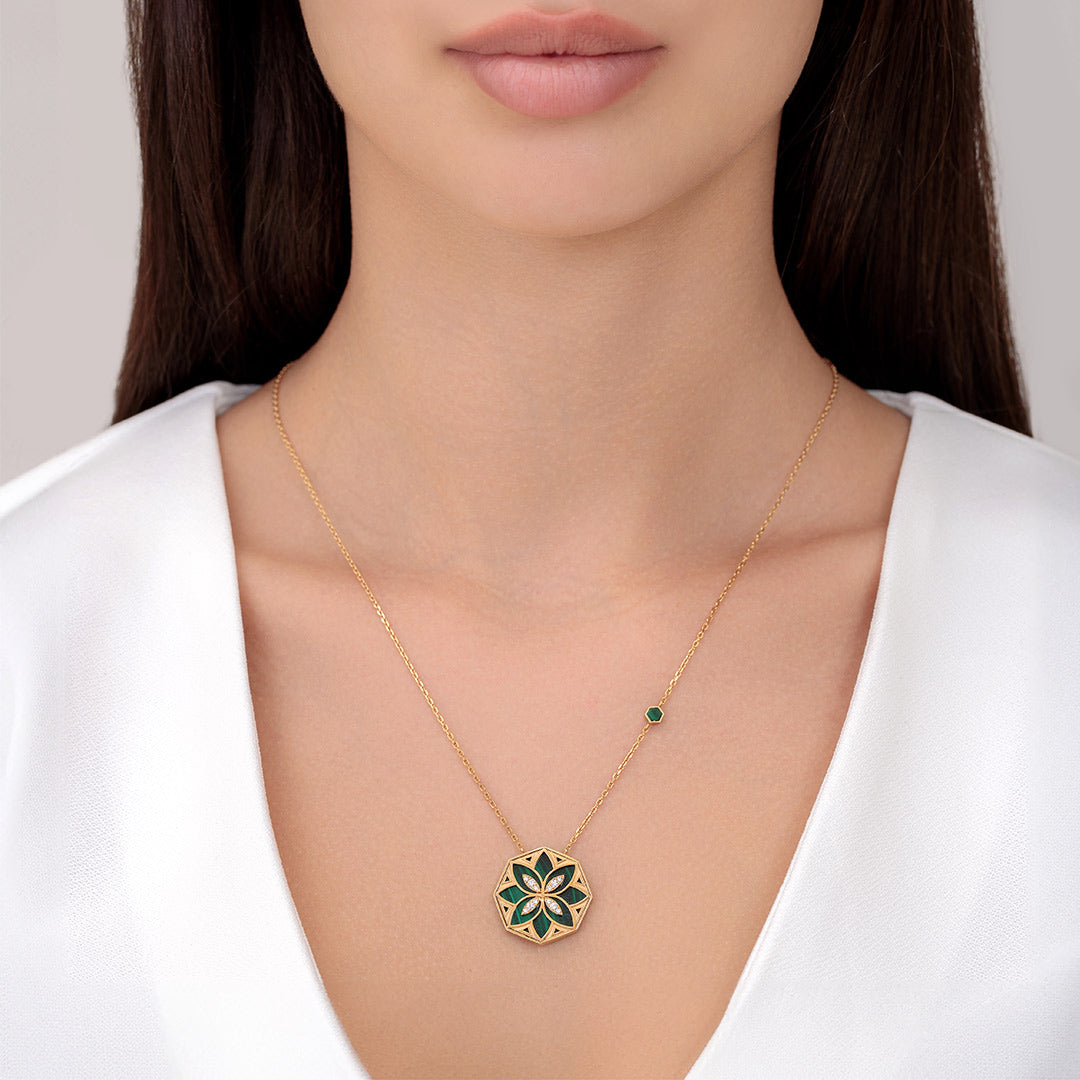 Ward Turath Large Necklace - Samra Jewellery - Diamond Jewellery - TURATH
