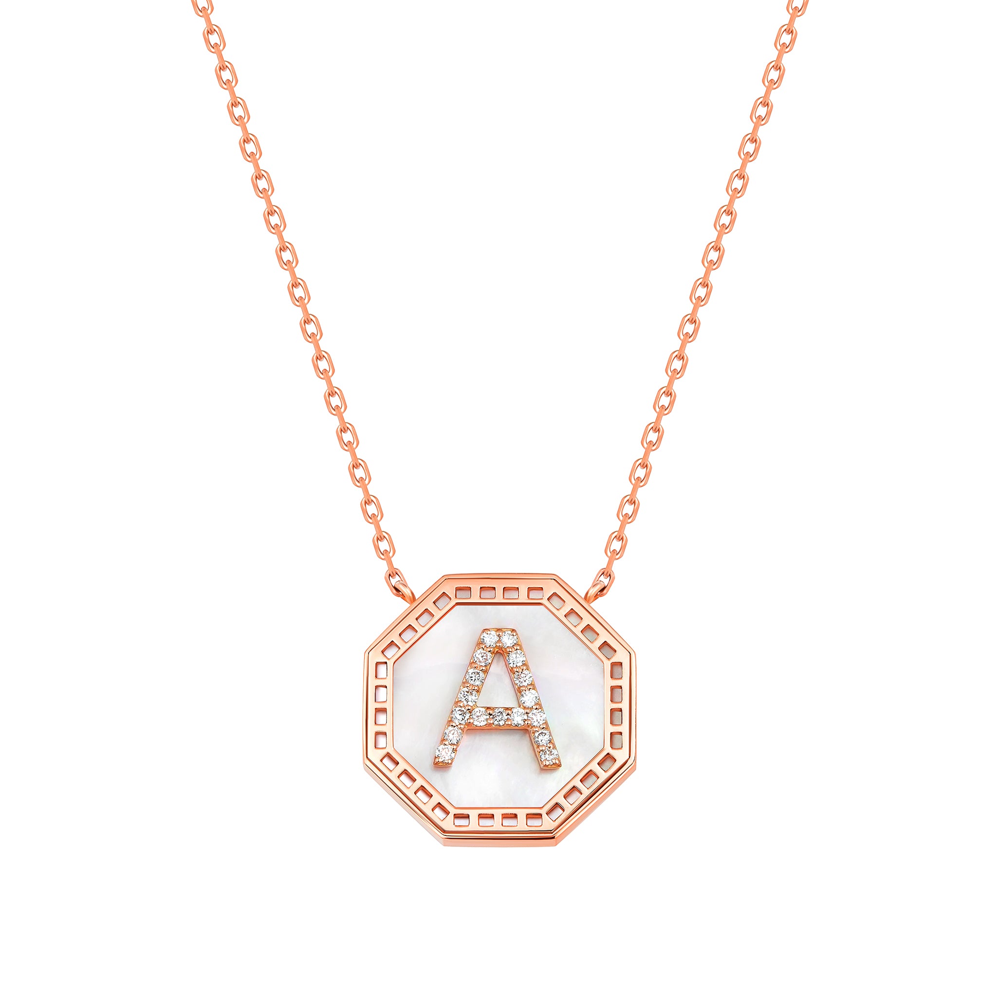 Harf Turath Letter A Necklace