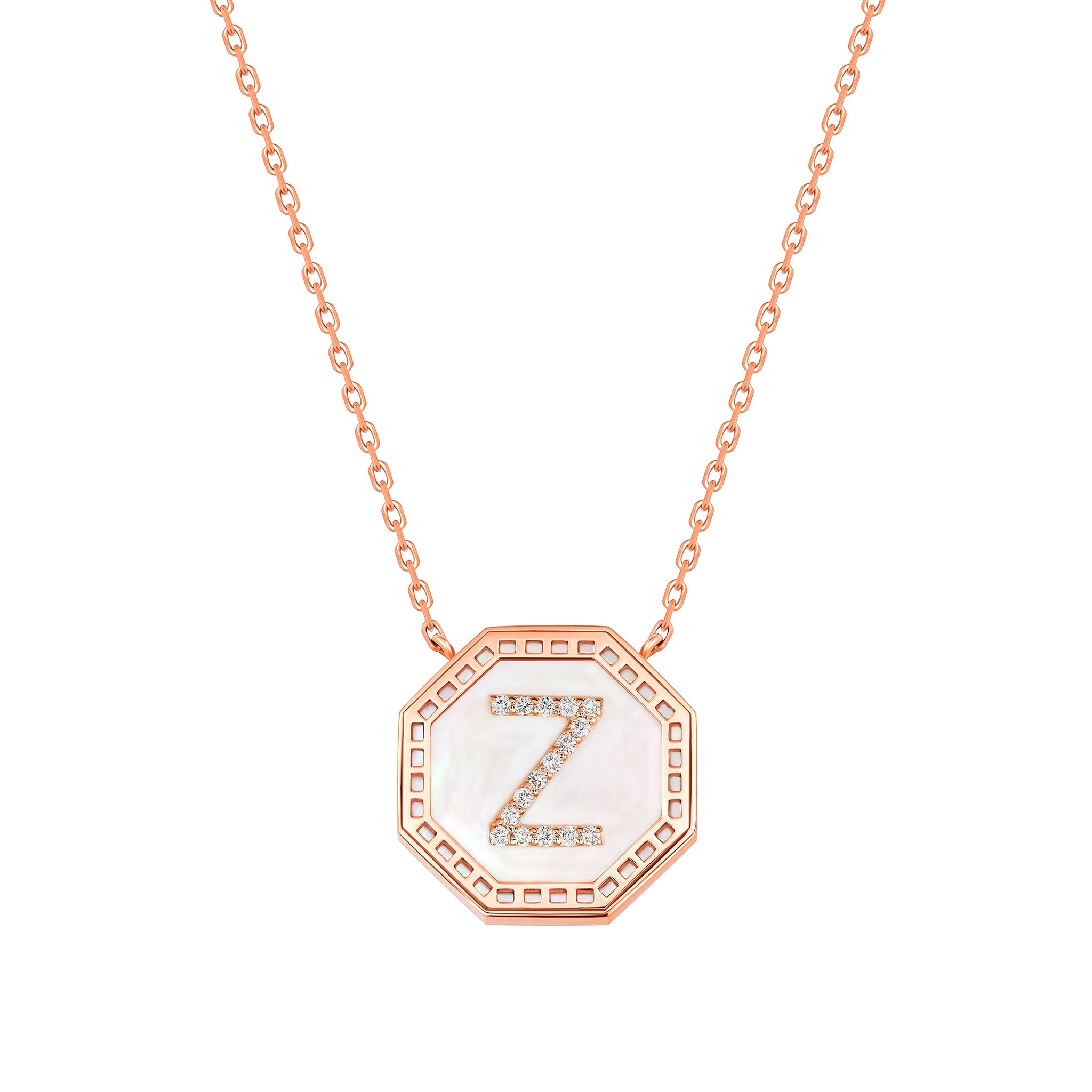Harf Turath Letter Z Necklace