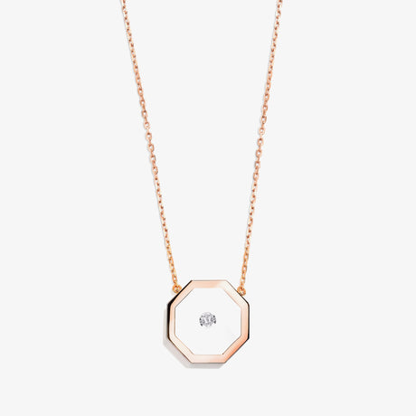 Birwaz Turath Floating Diamond Necklace - NECKLACE WOMAN by Samra Jewellery
