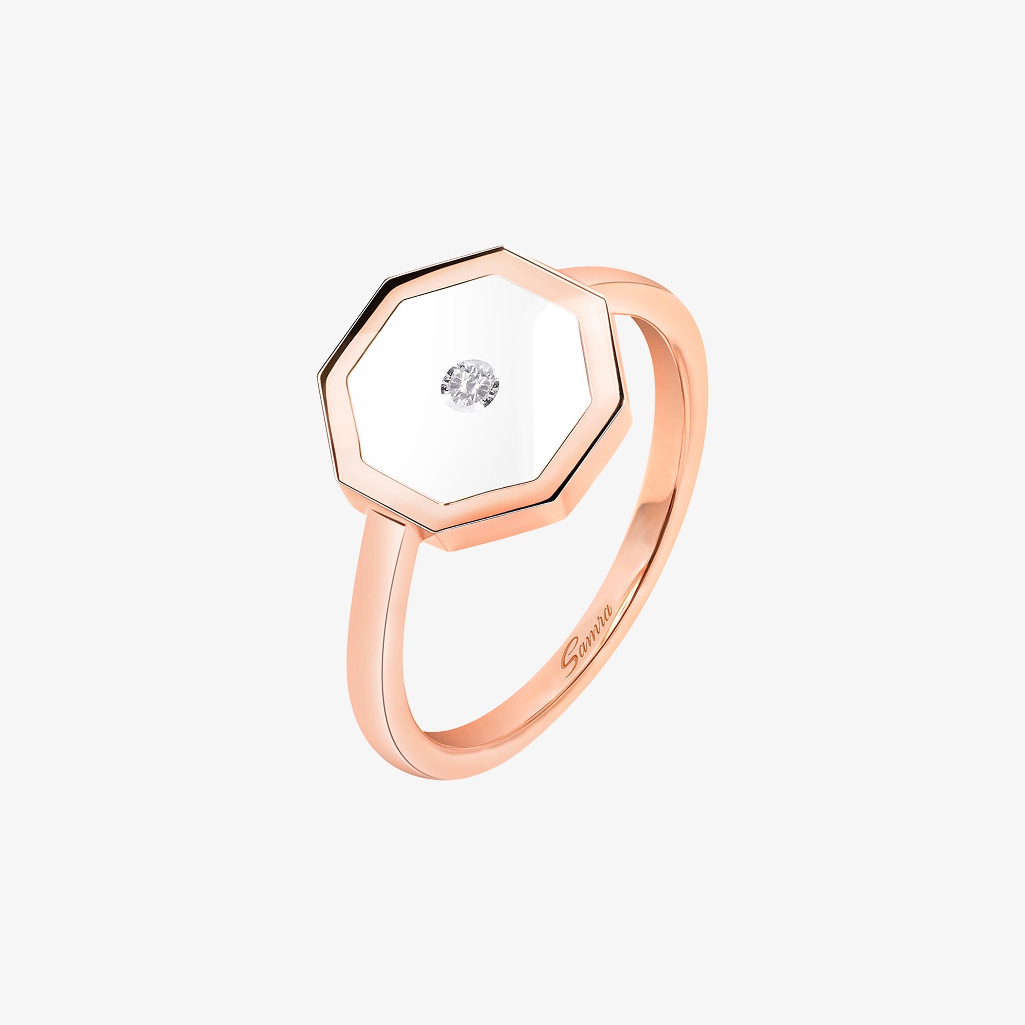 Birwaz  Turath Floating Diamond Ring