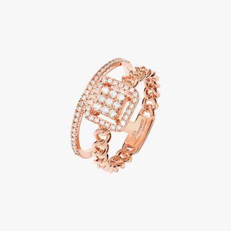 Quwa Square Double Ring - RING WOMAN by Samra Jewellery