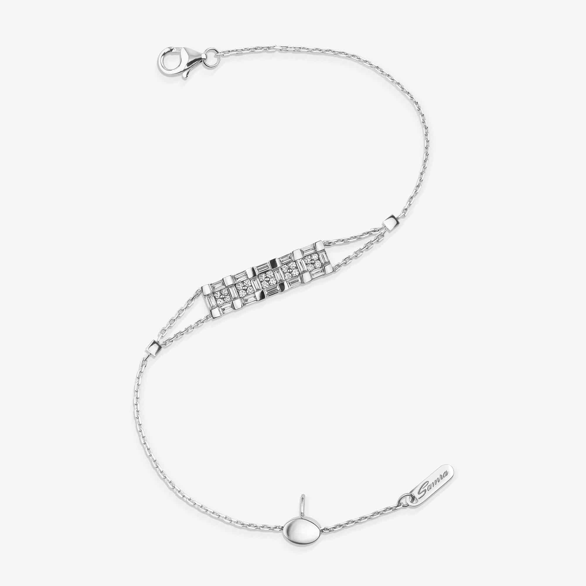 Barq Splendore White Gold Diamond Bracelet