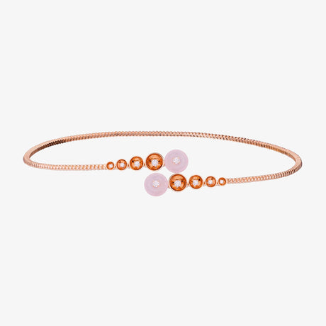 Bint Al Matar Rose Gold Choker Necklace - NECKLACE WOMAN by Samra Jewellery