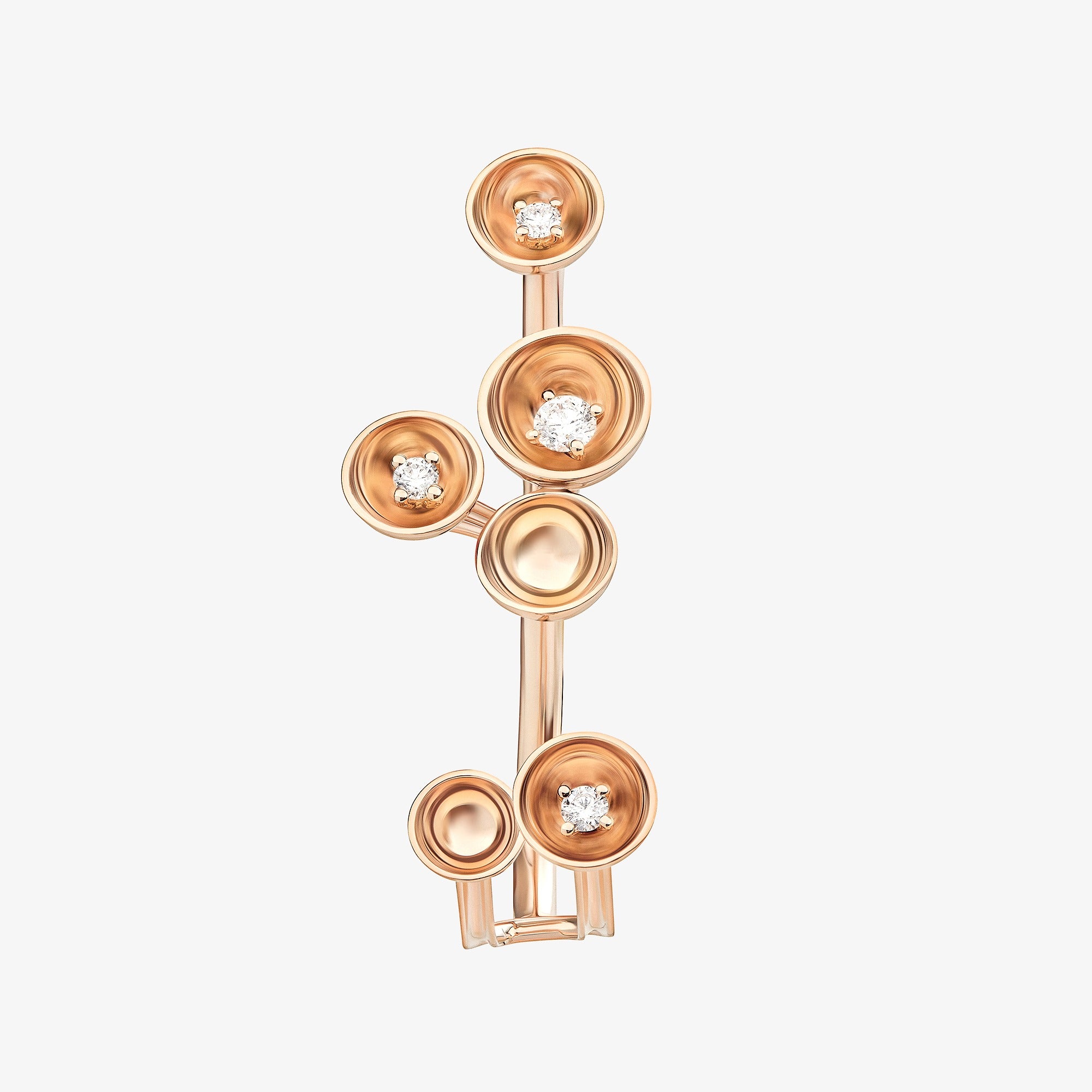 Bint Al Matar Rose Gold Double Finger Ring