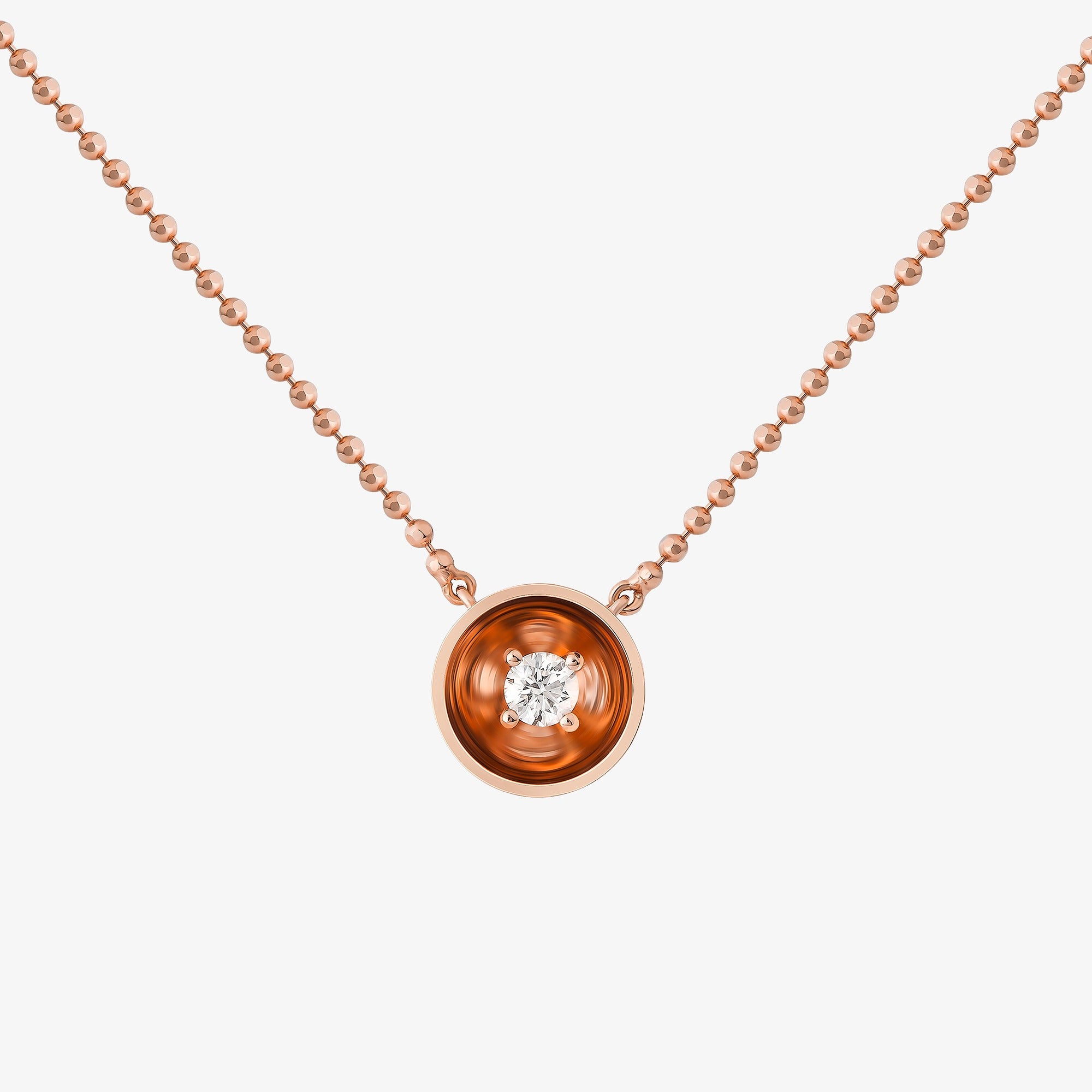 Bint Al Matar Rose Gold Single Necklace