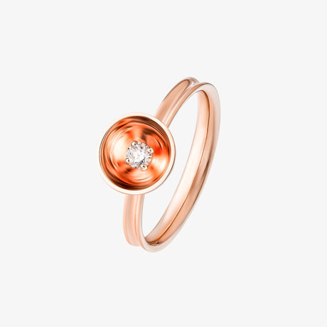 Bint Al Matar Rose Gold Single Ring - RING WOMAN by Samra Jewellery