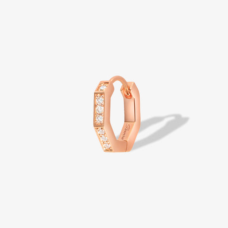 Birwaz Turath Diamond Large Hoop Piercing - EARRING WOMAN by Samra Jewellery