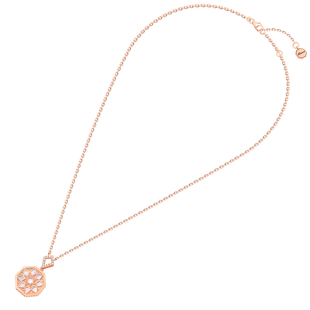 Classic Turath Mini Necklace - Samra Jewellery - Diamond Jewellery - TURATH