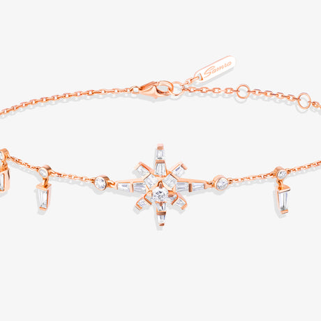 Daw Rose Gold Diamond Bracelet - BRACELET WOMAN by Samra Jewellery