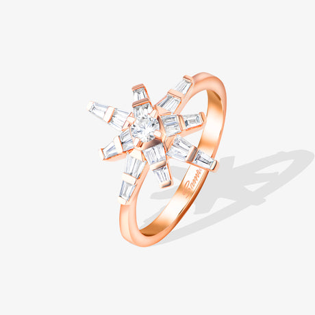 Daw Rose Gold Diamond Ring - RING WOMAN by Samra Jewellery