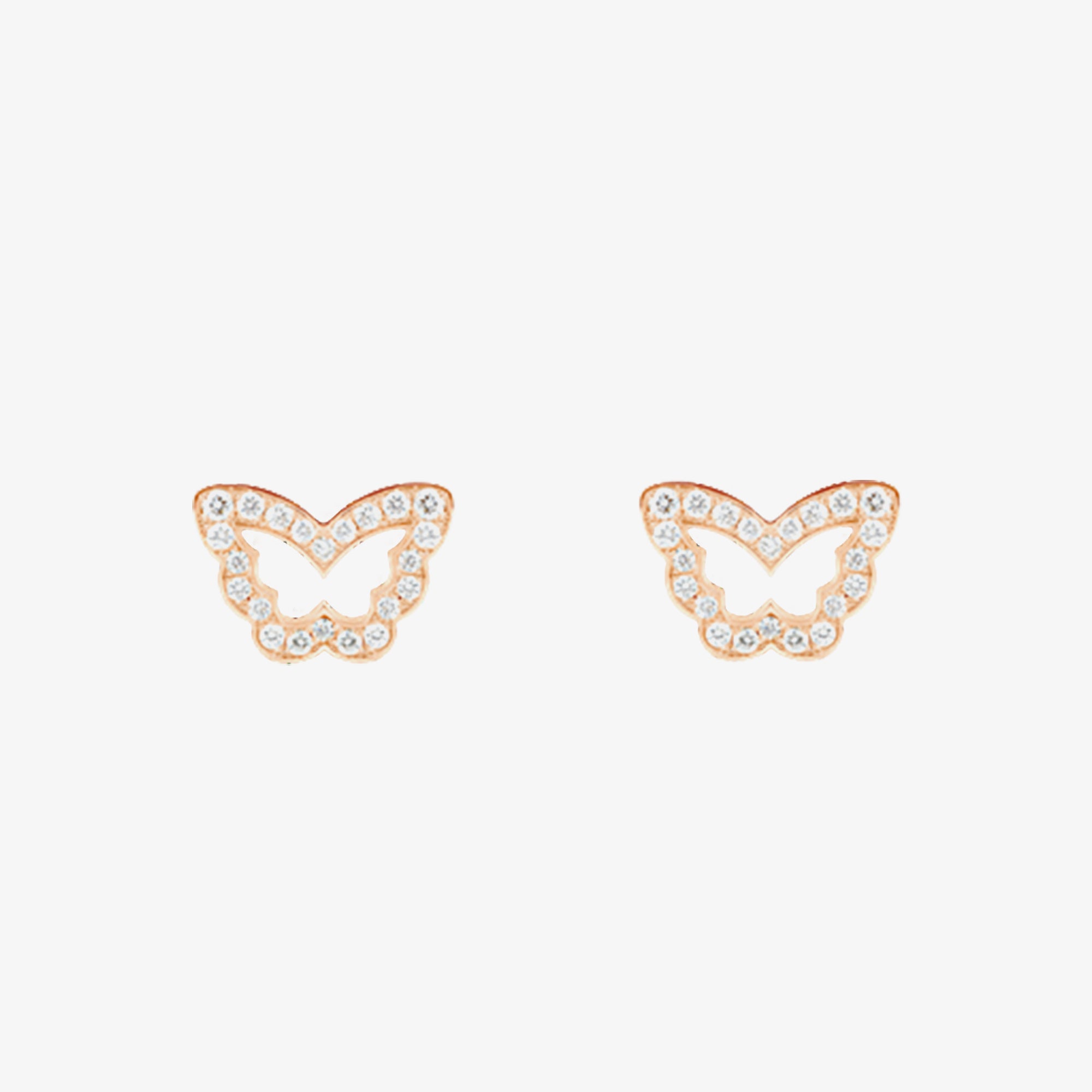 Diamond Butterfly Earring