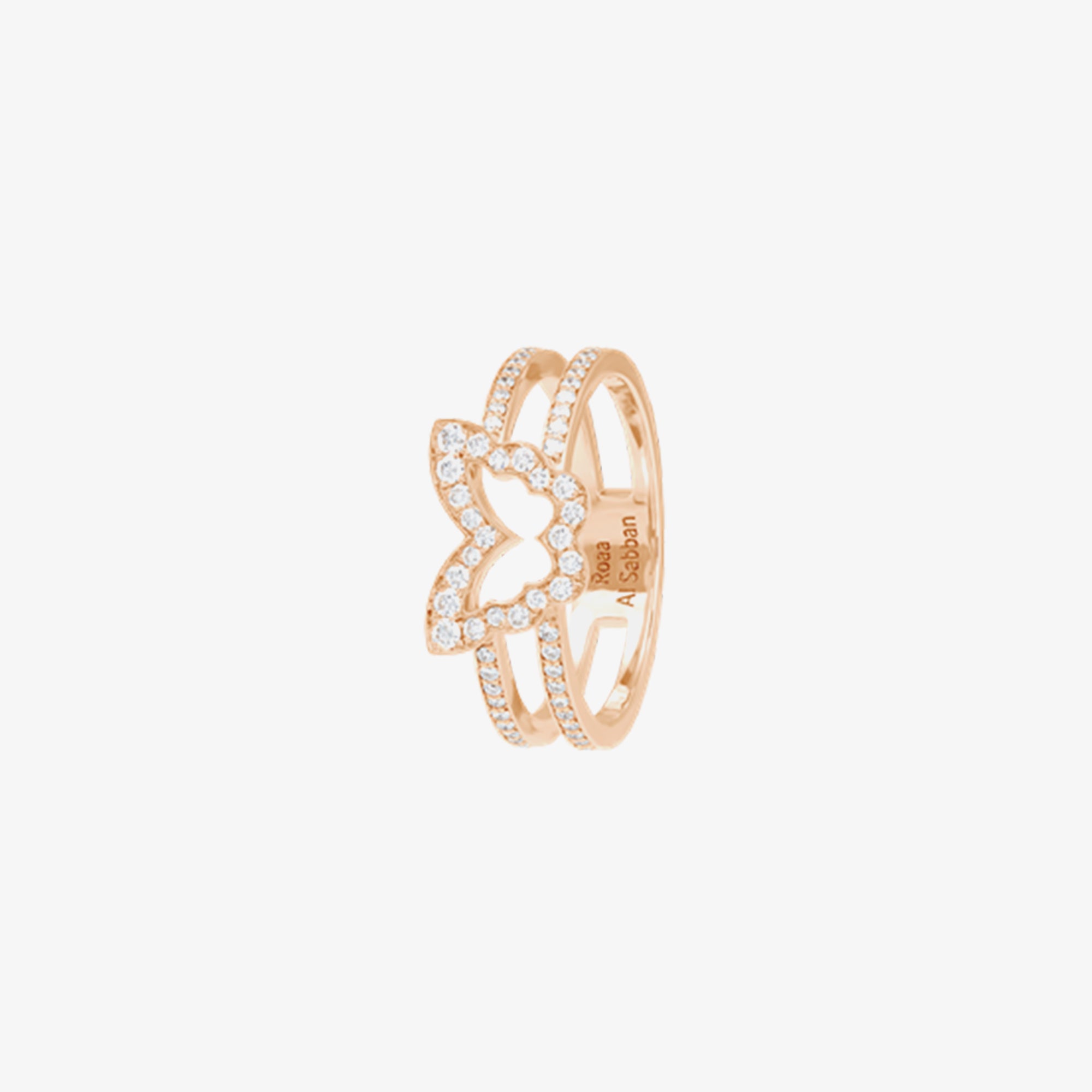 Diamond Butterfly Ring