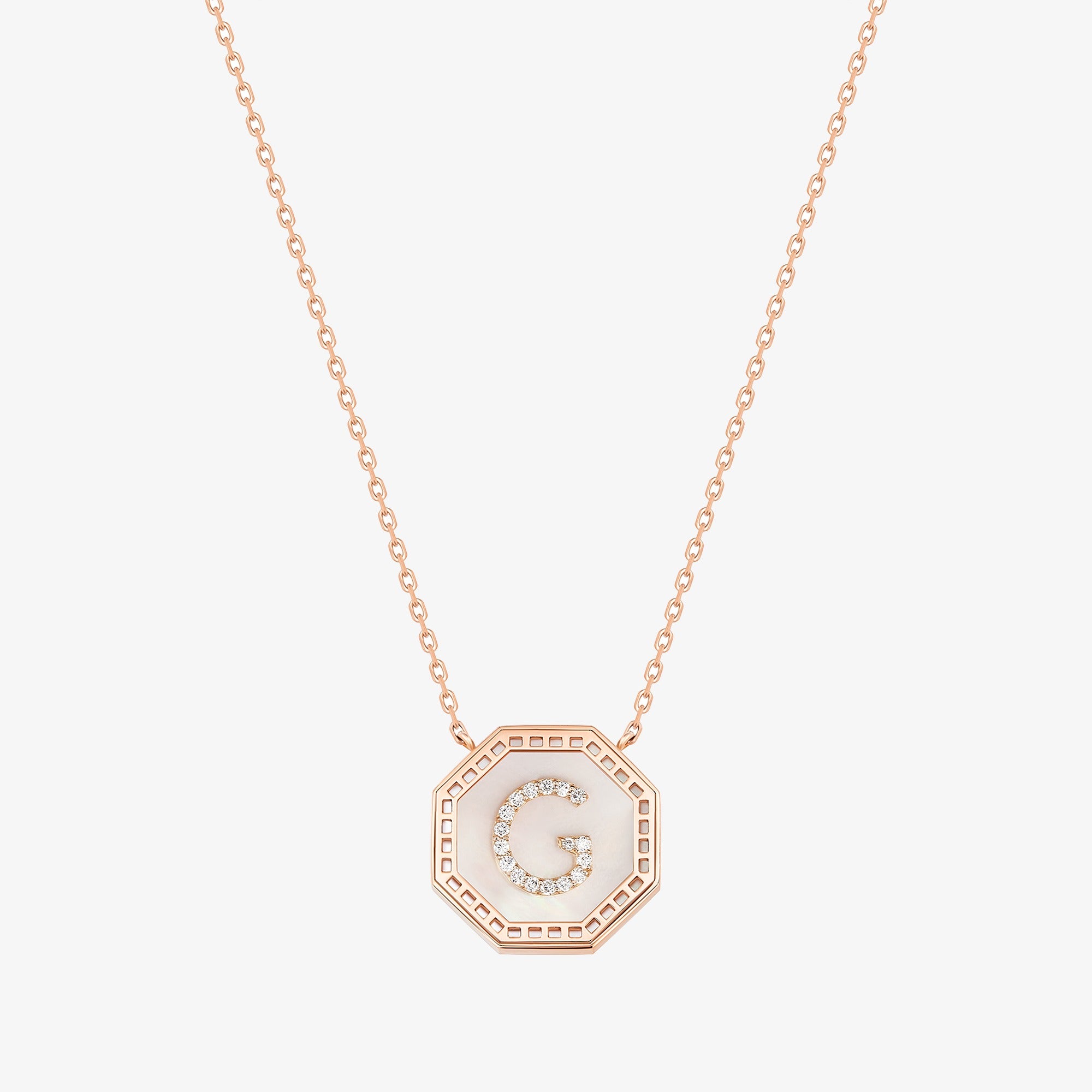 Harf Turath Letter G Necklace