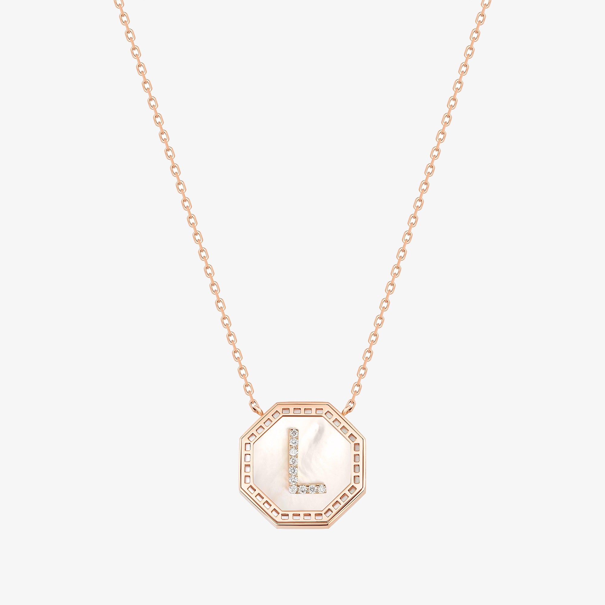 Harf Turath Letter L Necklace