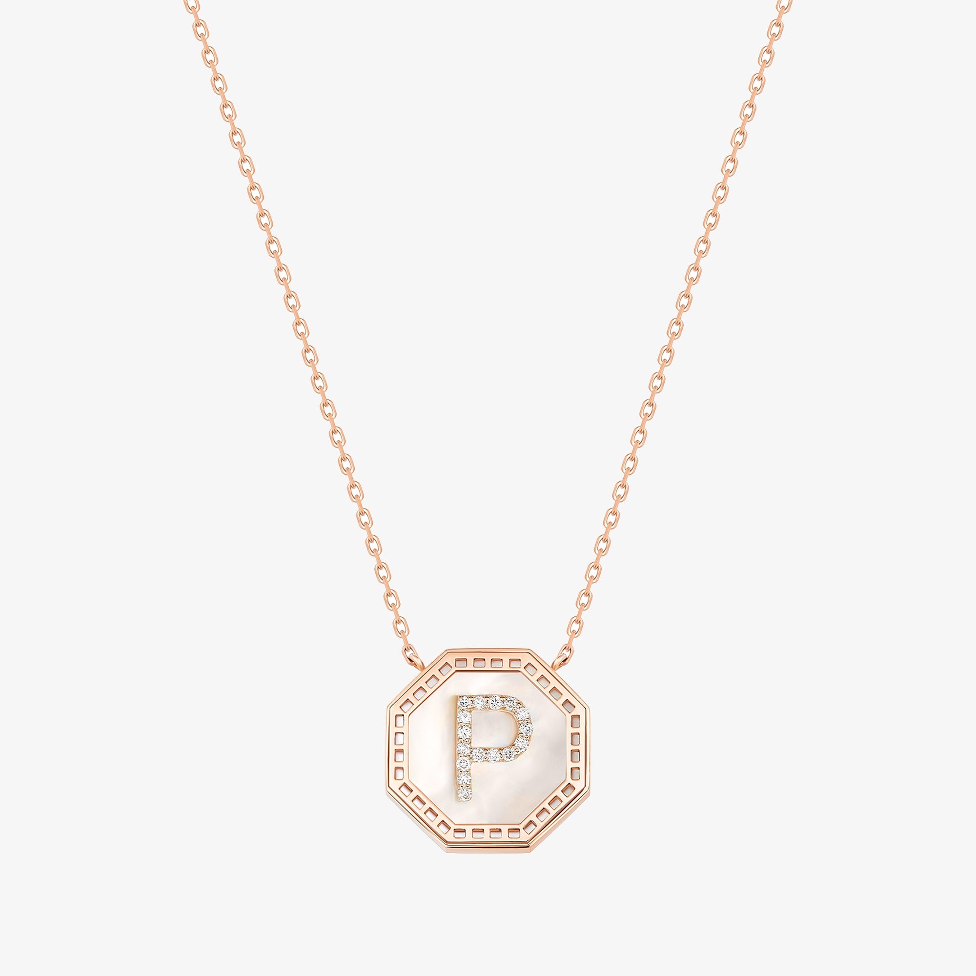 Harf Turath Letter P Necklace