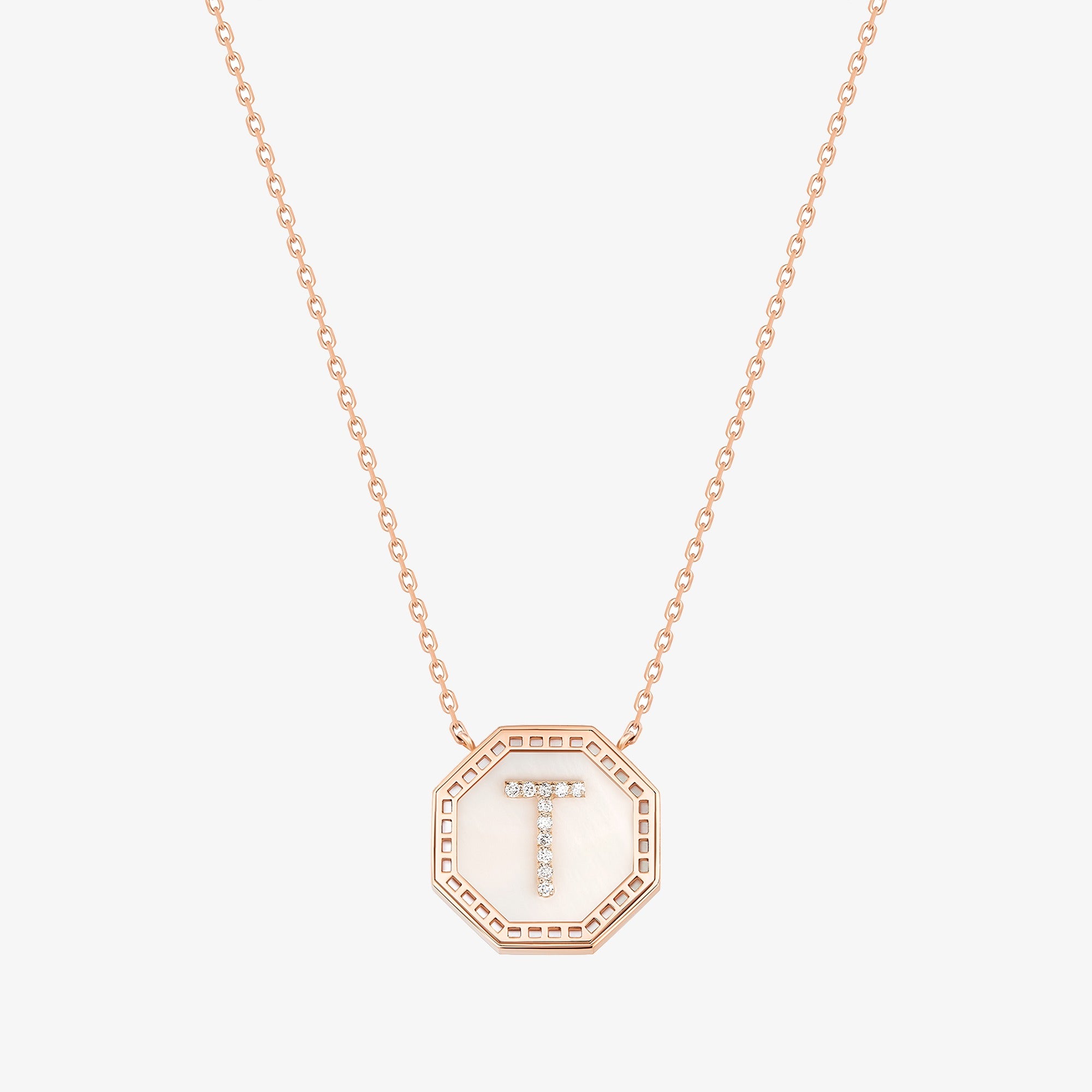 Harf Turath Letter T Necklace