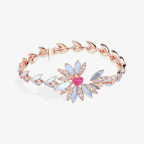 Love Me, Love Me Not Rose Gold Pink Sapphire Bracelet - BRACELET WOMAN by Samra Jewellery