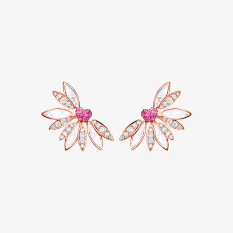 Love Me, Love Me Not Rose Gold Small Earring - EARRING WOMAN by Samra Jewellery