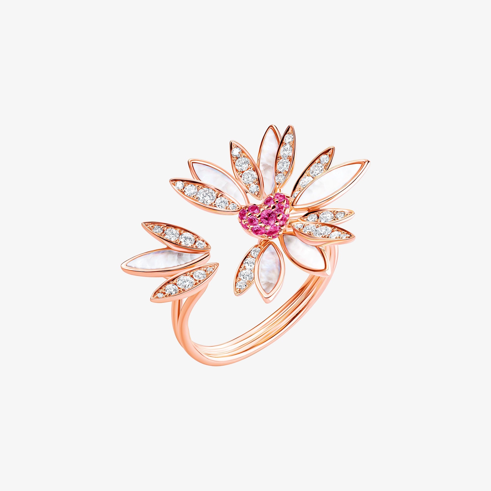 Love Me, Love Me Not Rose Gold Small Ring