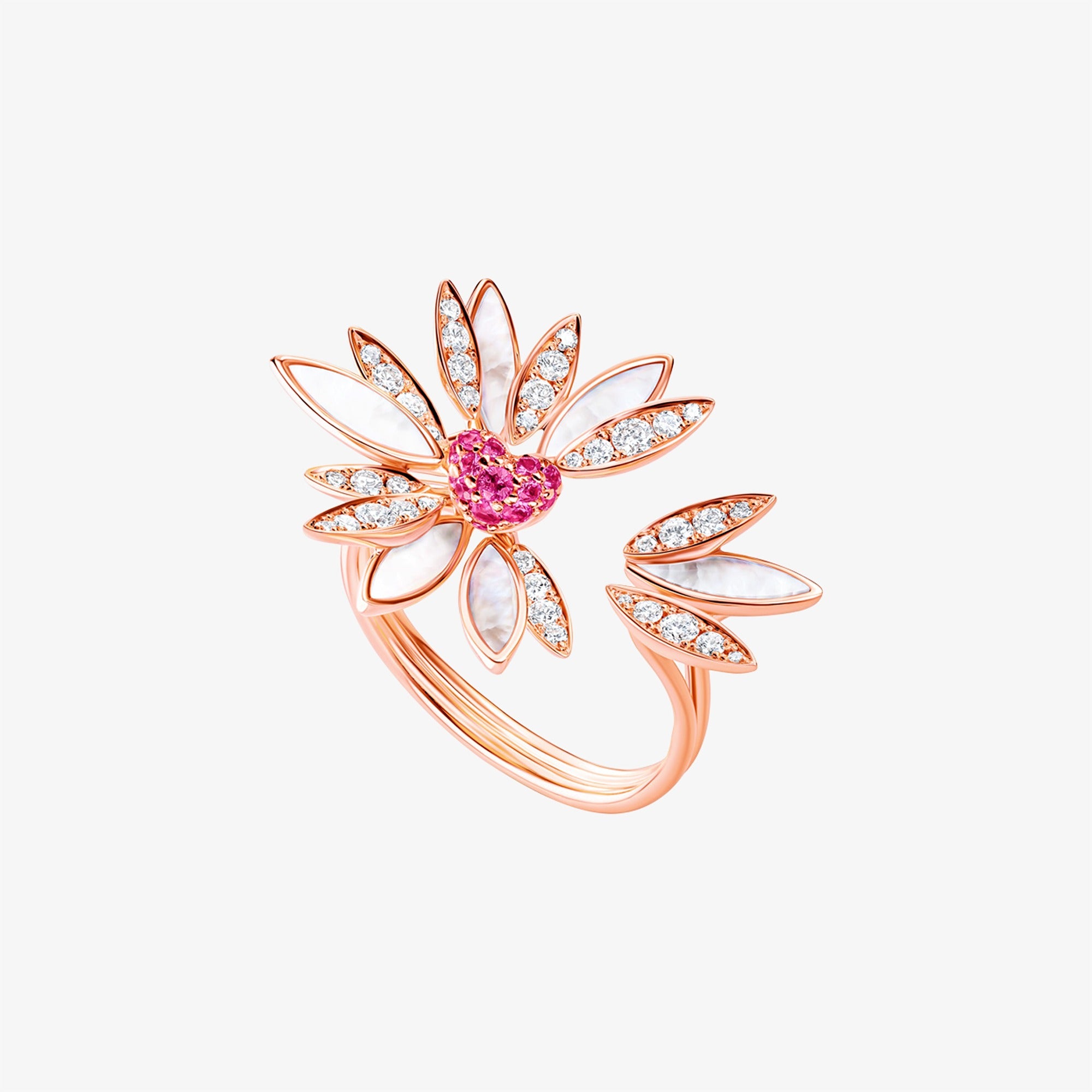 Love Me, Love Me Not Rose Gold Small Ring