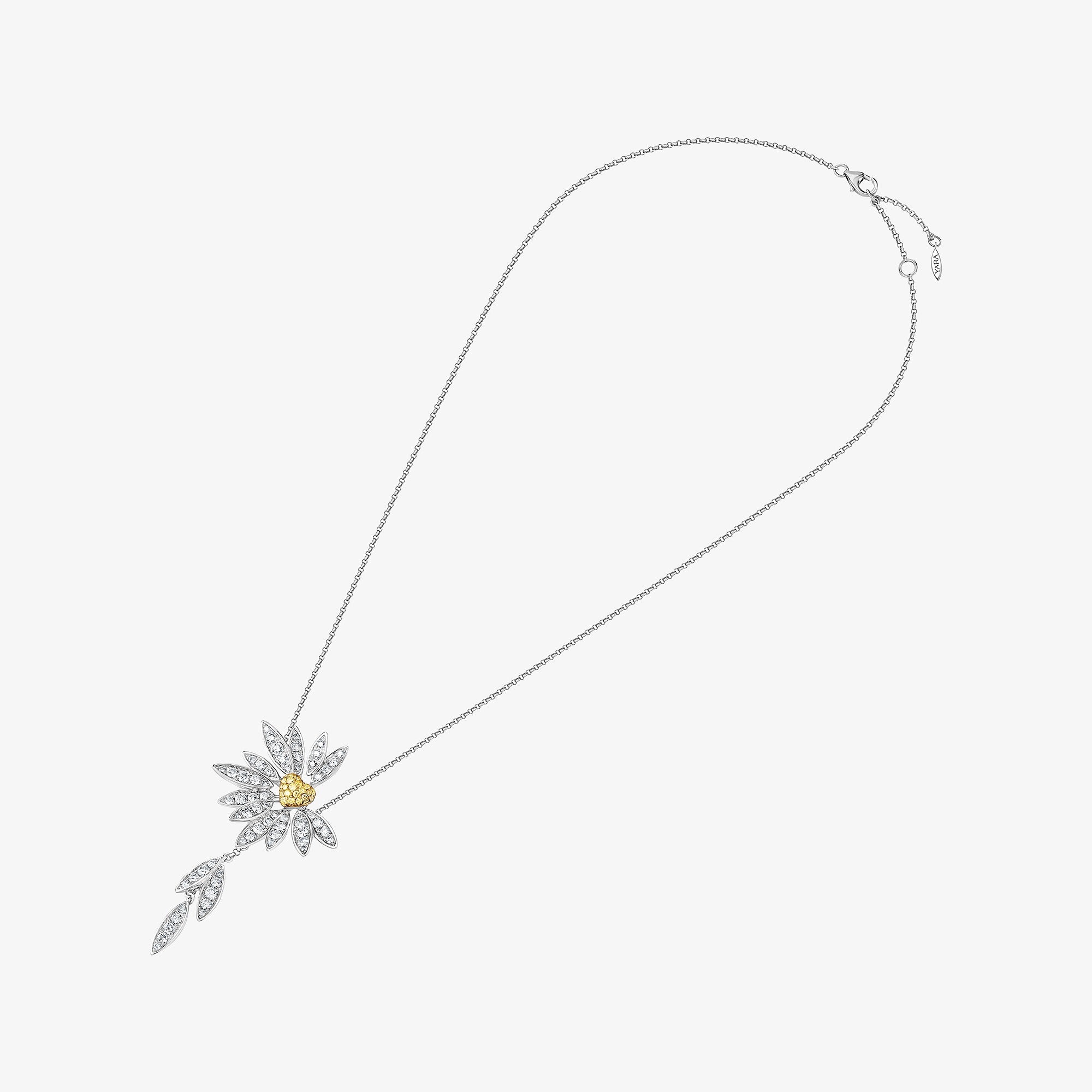 Love Me, Love Me Not Dangling Necklace