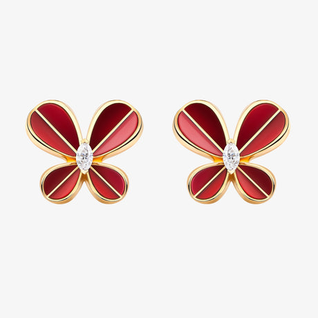 Marquise Butterfly Rose Gold Large Earring - EARRING WOMAN by Samra Jewellery