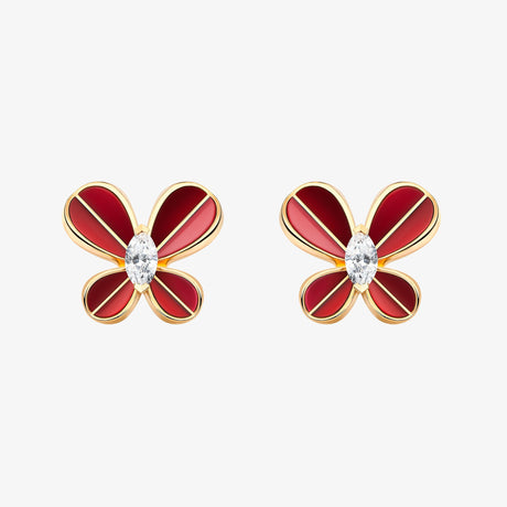 Marquise Butterfly Rose Gold Small Earring - EARRING WOMAN by Samra Jewellery