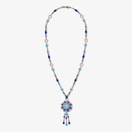 Sarh Royal Blue Diamond Necklace - NECKLACE WOMAN by Samra Jewellery