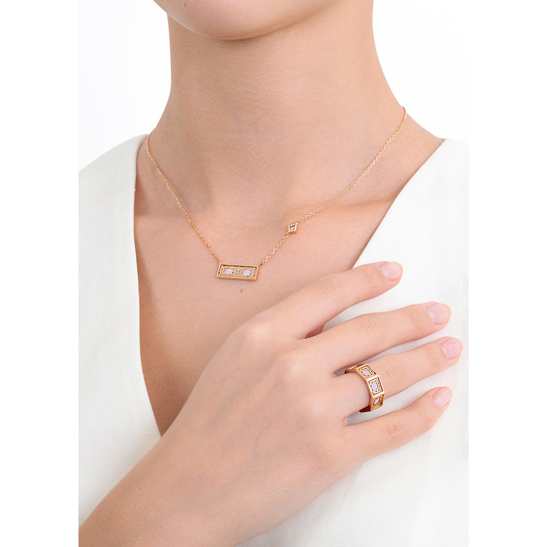 Oud Turath Small Necklace - Samra Jewellery - Diamond Jewellery - TURATH