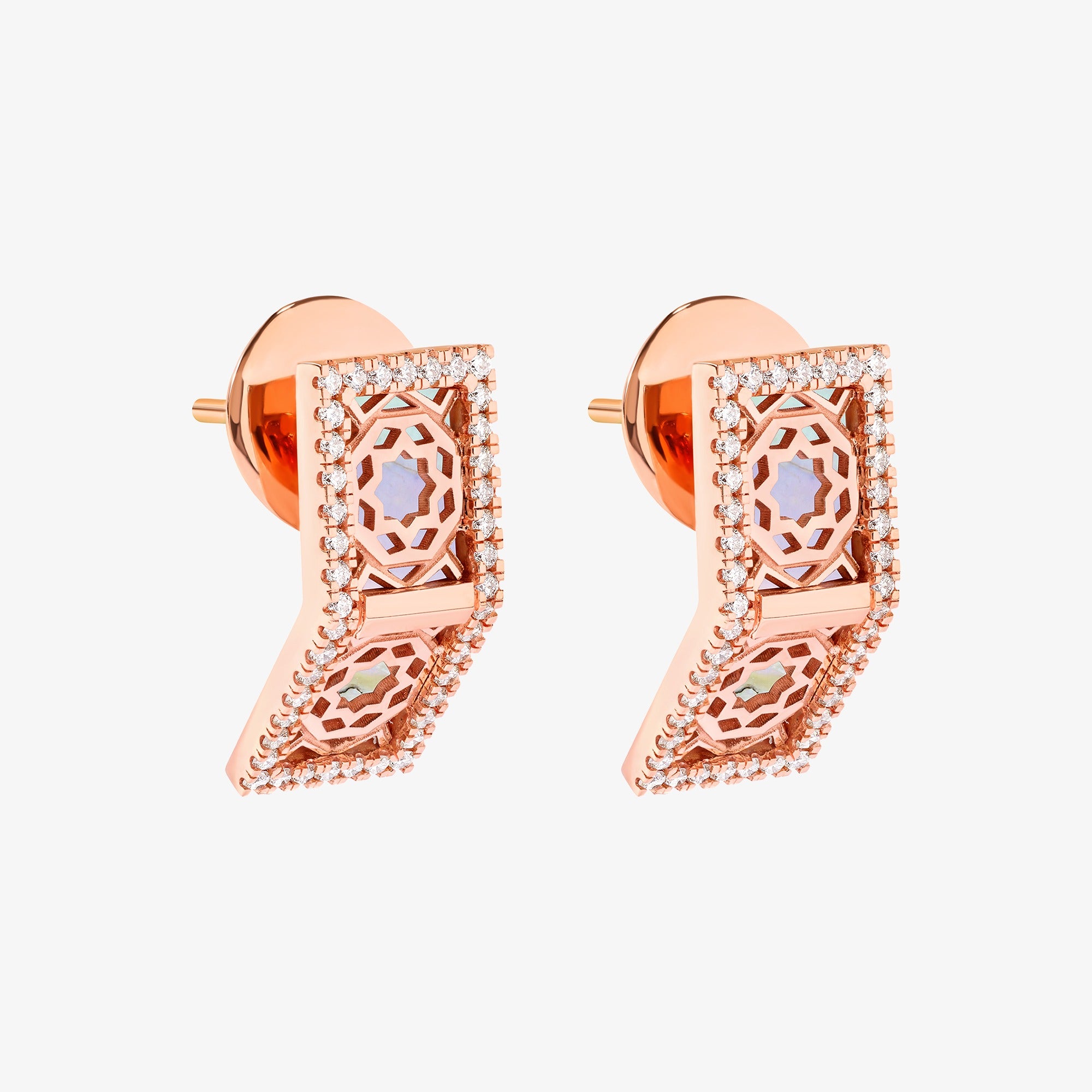 Oud Turath Diamond Earrings