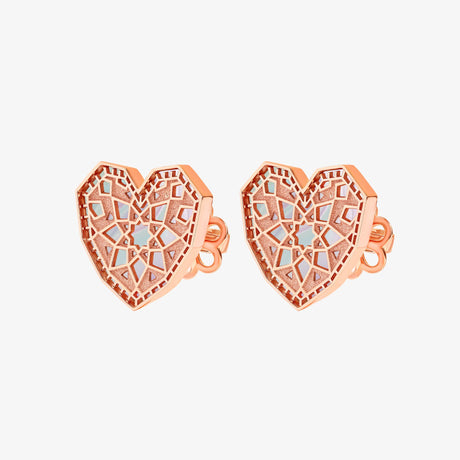 Qalb Turath Small Earrings - EARRING WOMAN by Samra Jewellery
