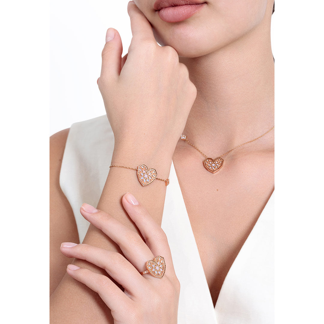 Qalb Turath Large Bracelet - Samra Jewellery - Diamond Jewellery - TURATH
