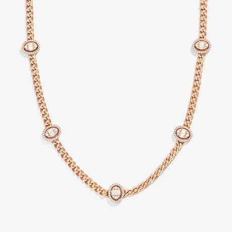 Quwa Five Oval Necklace - NECKLACE WOMAN by Samra Jewellery
