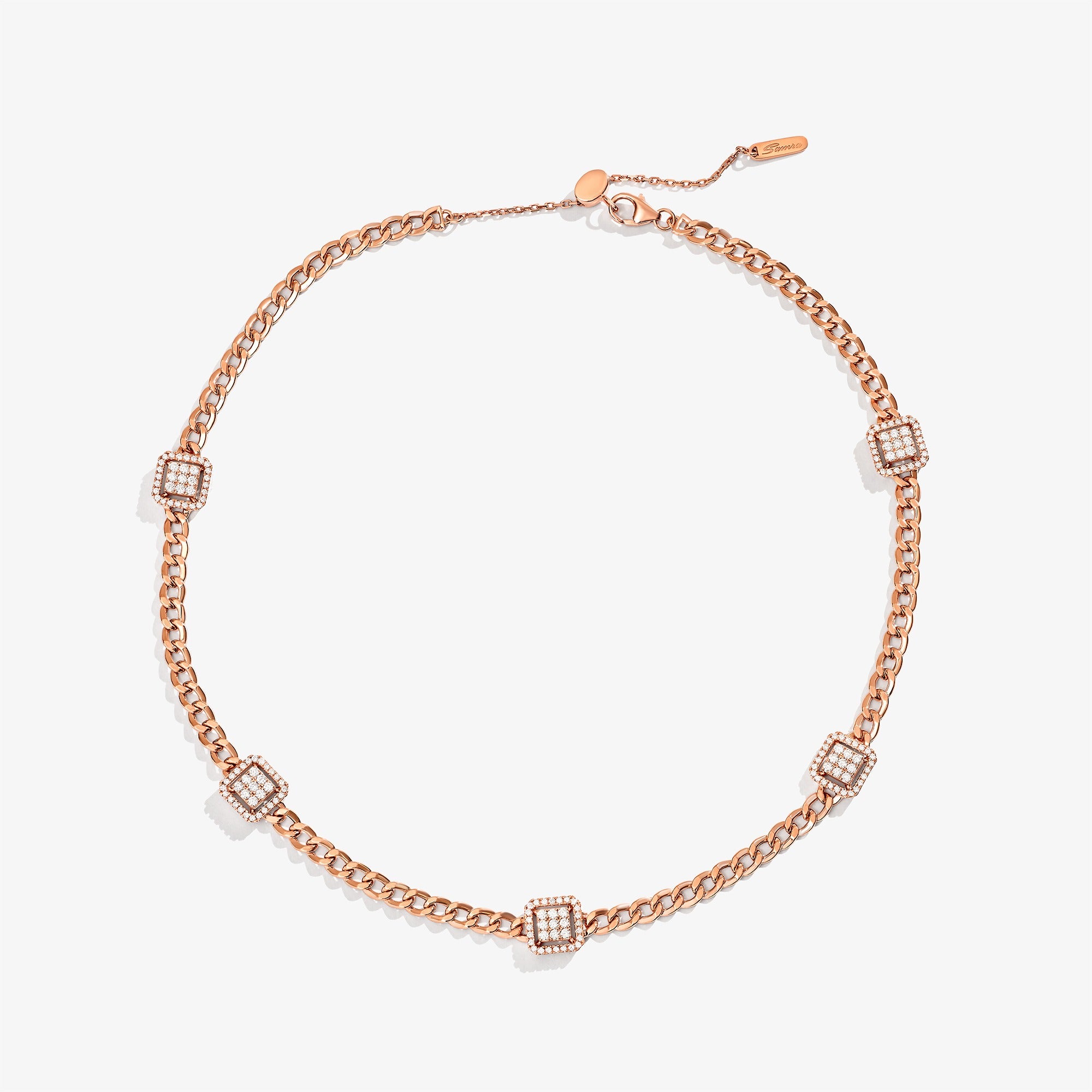 Quwa Five Square Necklace