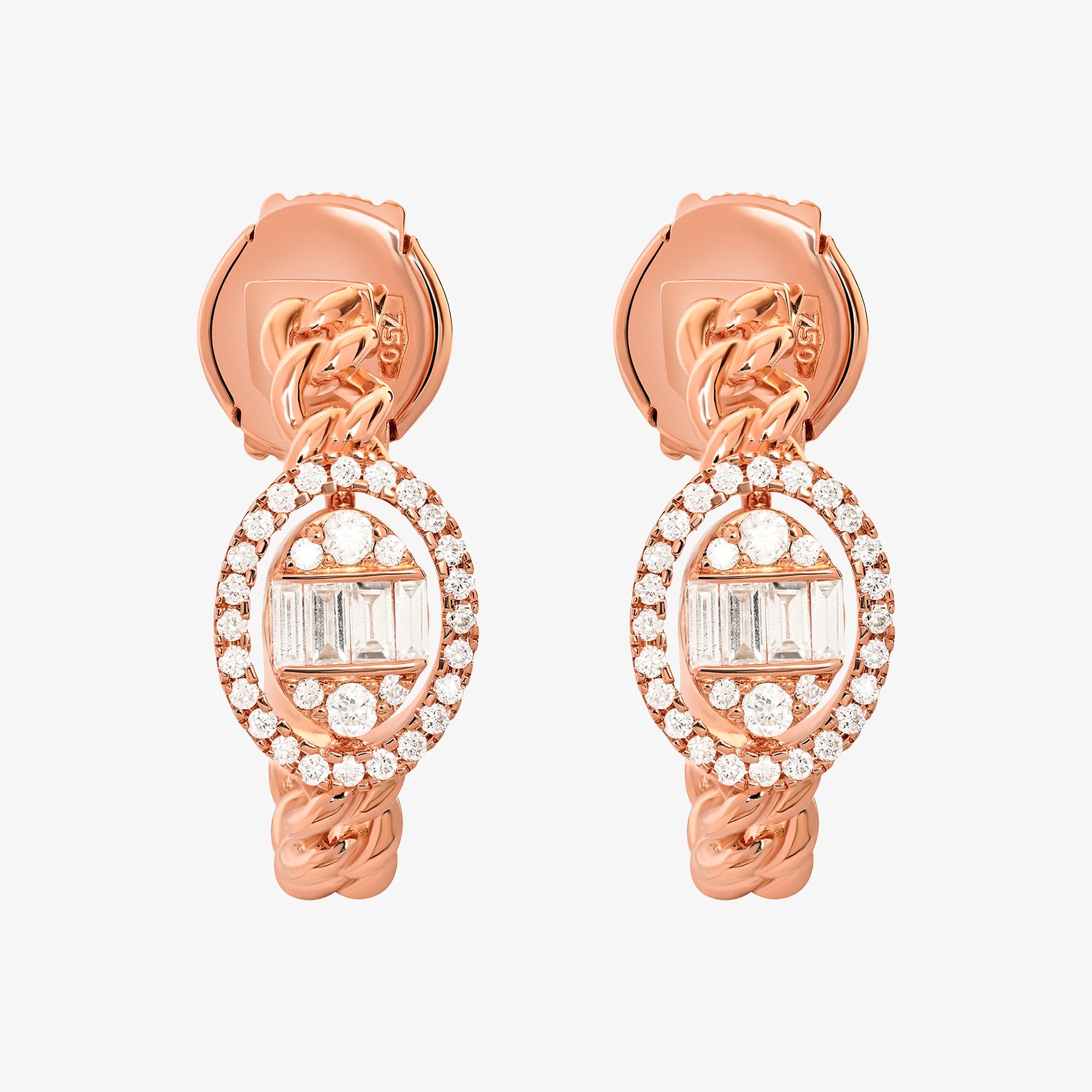Quwa Oval Earrings