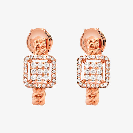 Quwa Square Earrings - EARRING WOMAN by Samra Jewellery