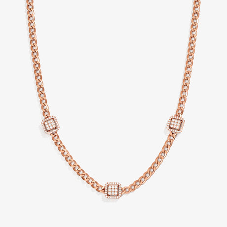 Quwa Three Square Necklace - NECKLACE WOMAN by Samra Jewellery