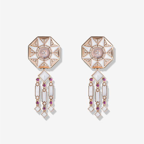 Sarh Kayan Mother of Pearl Earrings - EARRING WOMAN by Samra Jewellery