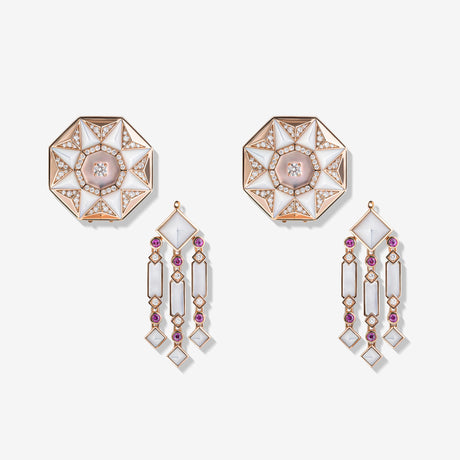 Sarh Kayan Mother of Pearl Earrings - EARRING WOMAN by Samra Jewellery