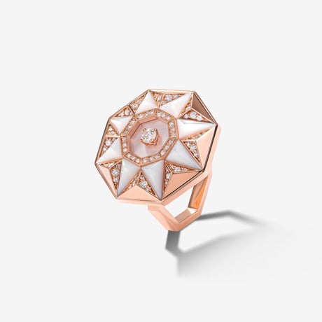 Sarh Kayan Mother of Pearl Ring - RING WOMAN by Samra Jewellery