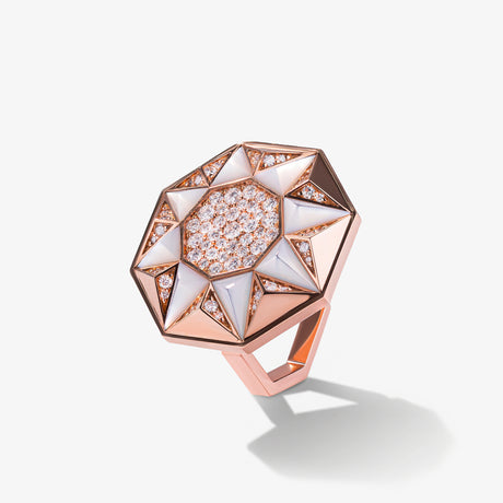 Sarh Blush Pink Diamond Ring - RING WOMAN by Samra Jewellery