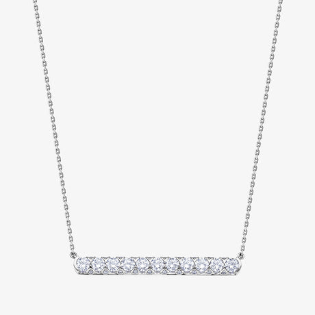 Thalj White Gold Diamond Necklace - NECKLACE WOMAN by Samra Jewellery
