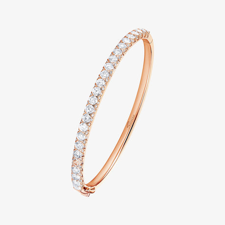 Thalj Rose Gold Diamond Bangle - BANGLE WOMAN by Samra Jewellery