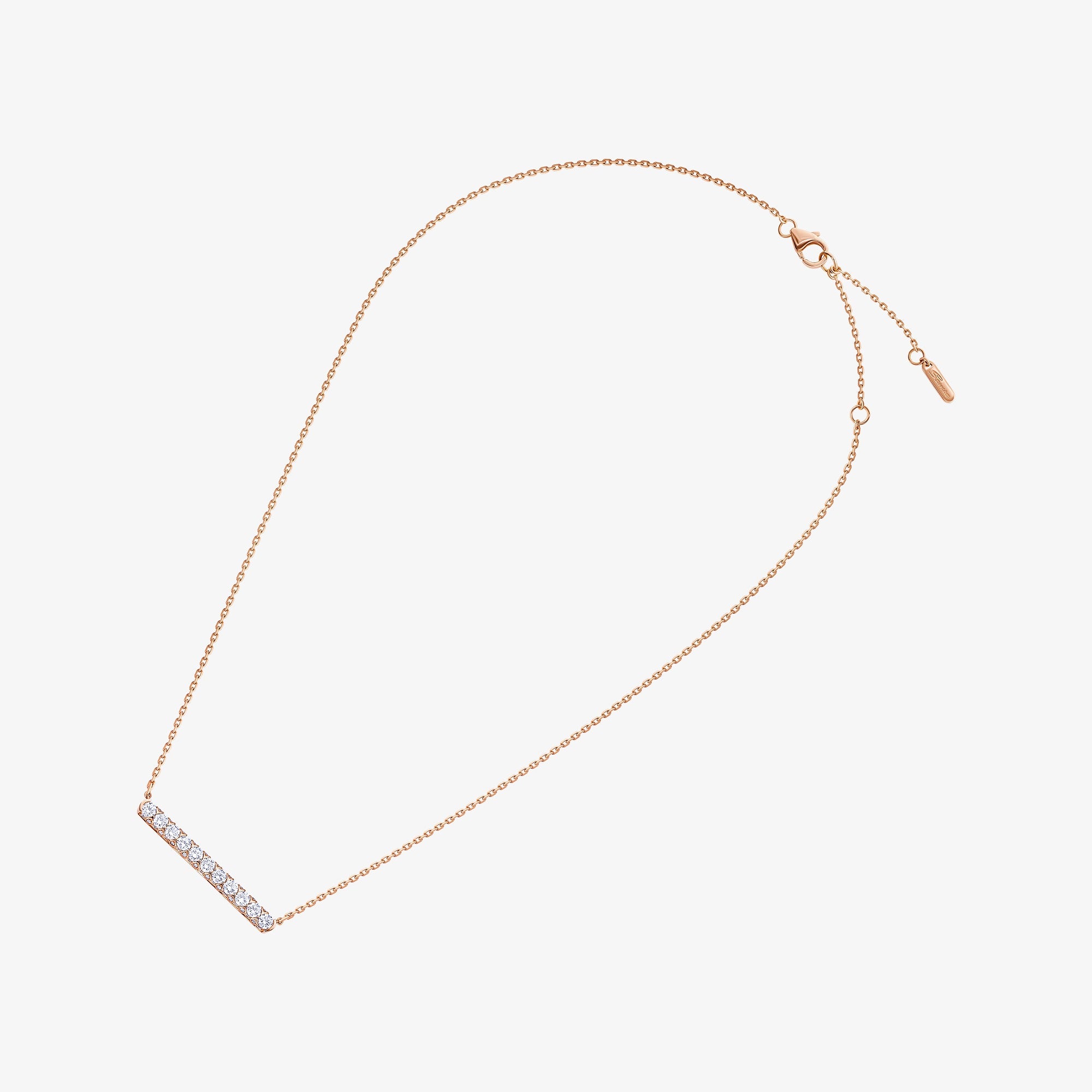 Thalj Rose Gold Diamond Necklace