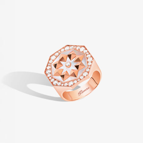 Thaman Turath Motif Ring - RING WOMAN by Samra Jewellery