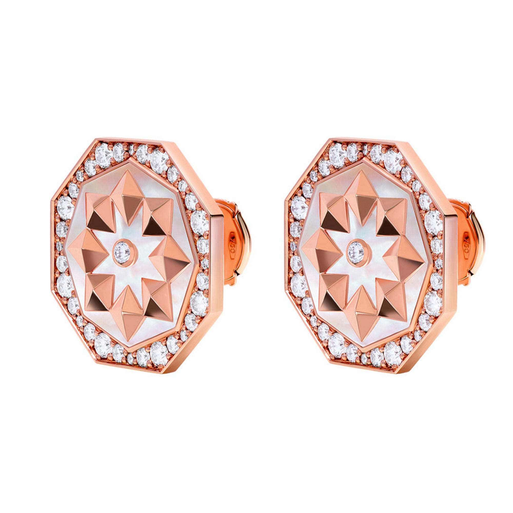 Thaman Motif Earring - Samra Jewellery - Diamond Jewellery - THAMAN