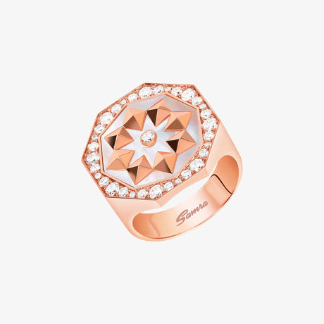 Thaman Motif Ring - RING WOMAN by Samra Jewellery
