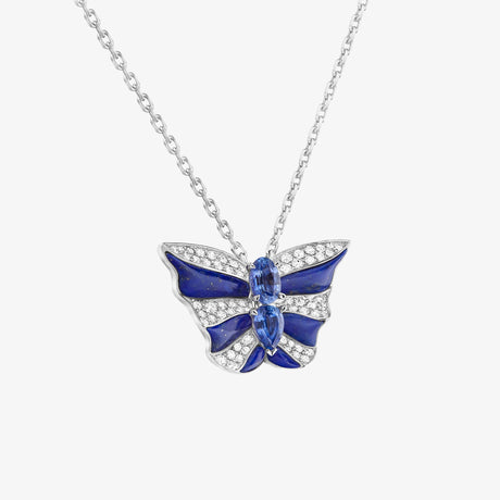 Tropical Butterfly Small Necklace - NECKLACE WOMAN by Samra Jewellery