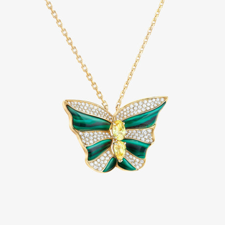 Tropical Butterfly Large Necklace - NECKLACE WOMAN by Samra Jewellery